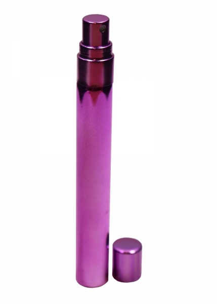 Sprayflasche Glas 10ml inkl. Spray lila alubeschichtet